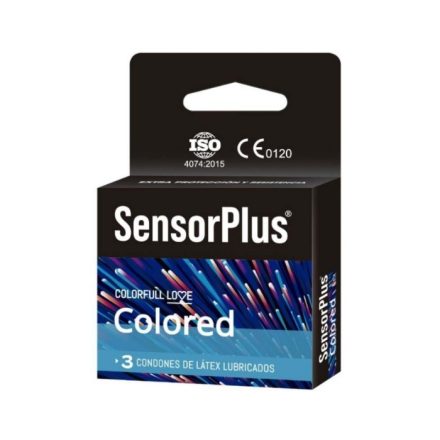 Preservativo Colored Sensor Plus